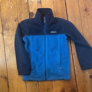Columbia Navy and Royal Blue Fleece Jacket